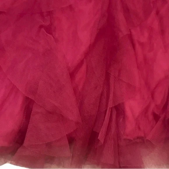 Elegant Social Couture Juniors Prom/Banquet Sweetheart Neck Ruffled Dress 3/4 Sz
